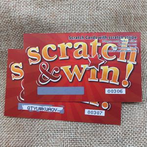 Scratch Stripe Cards