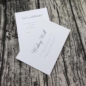 Wild Cotton Invitations - A6 size