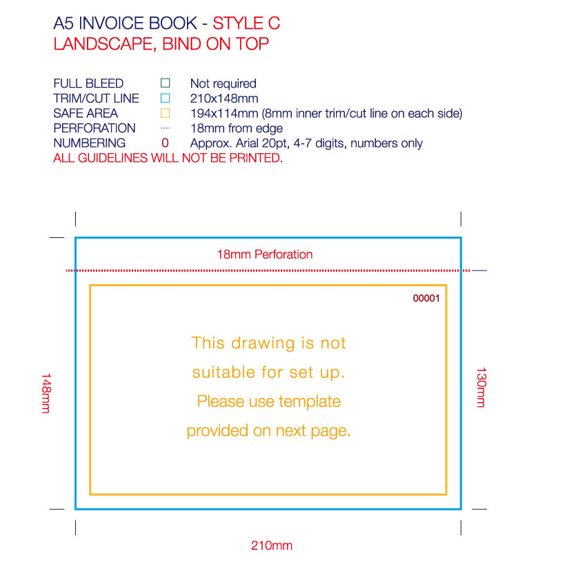 Invoice / Docket Books - A5 size