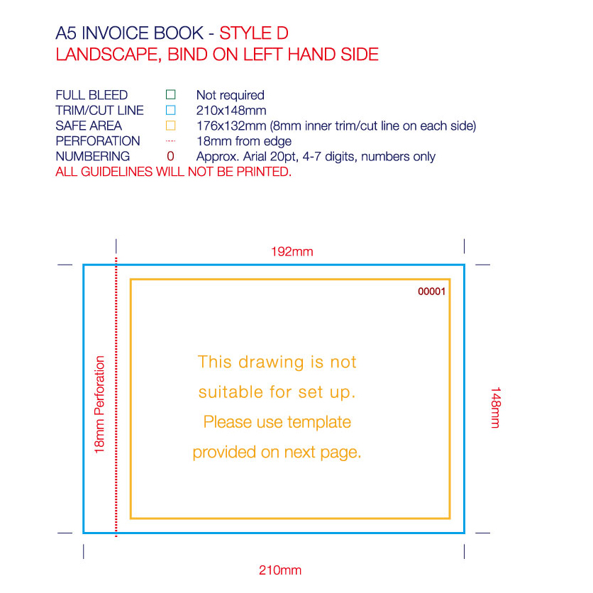 Invoice / Docket Books - A5 size