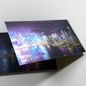 Cold Foil Silver 500gsm Card